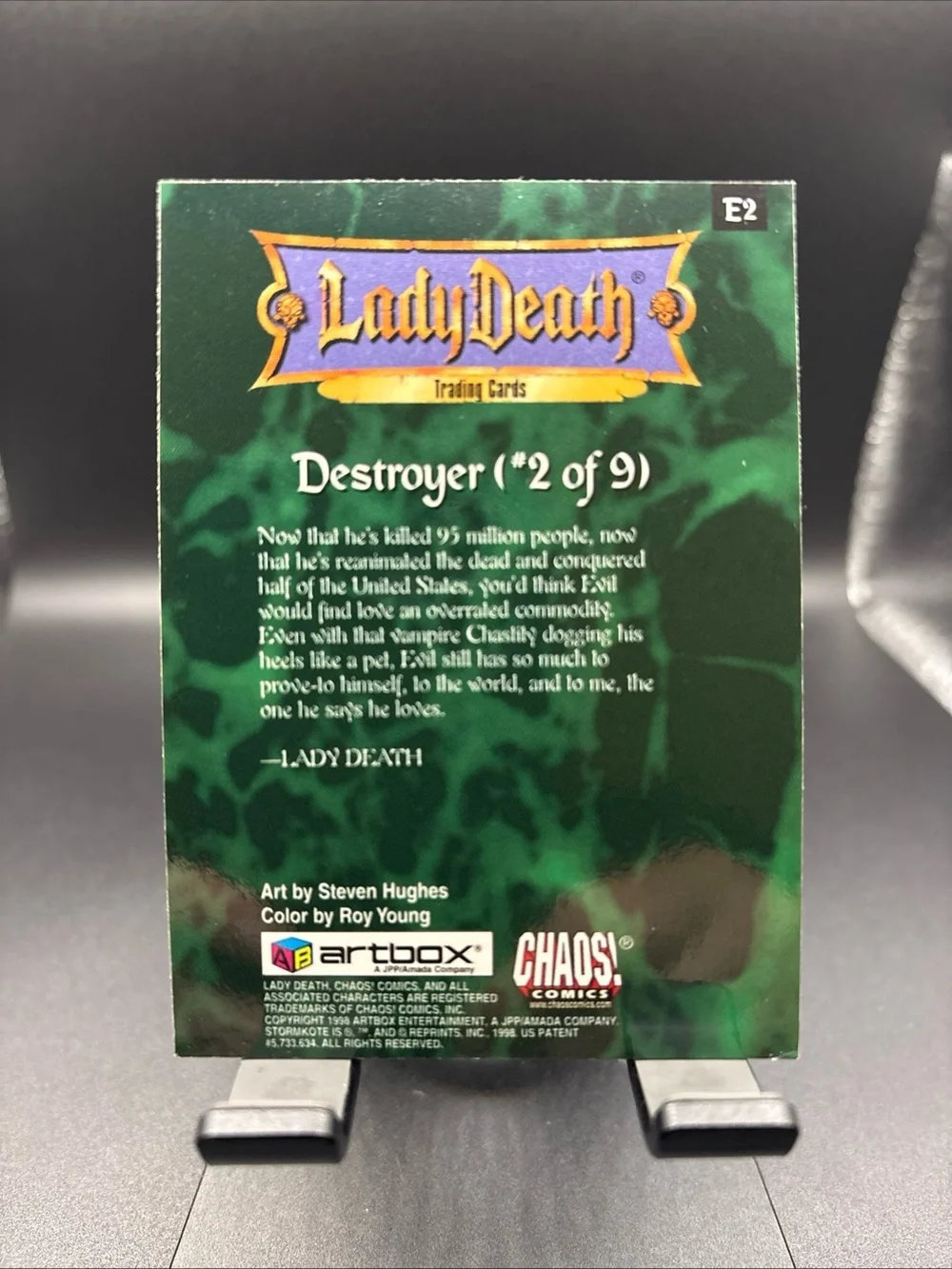 Lady Death / Evil Ernie (Destroyer #2 Of 9) 1998 Artbox #E2